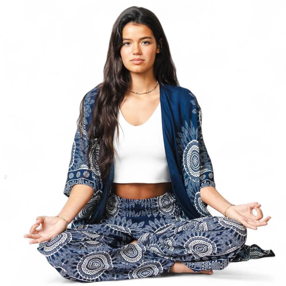 Como lounge set kimono top
